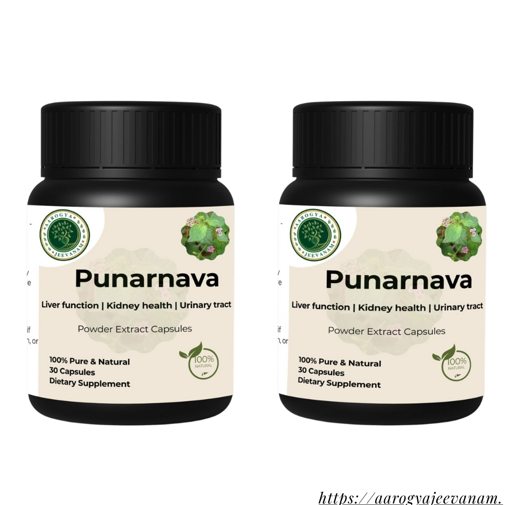 Punarnava Extract Capsules - Support Kidney and Liver Health Punarnava Extract Capsules - Support Kidney and Liver Health