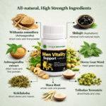 All Natural Herbal Vitality Supplement Infographic