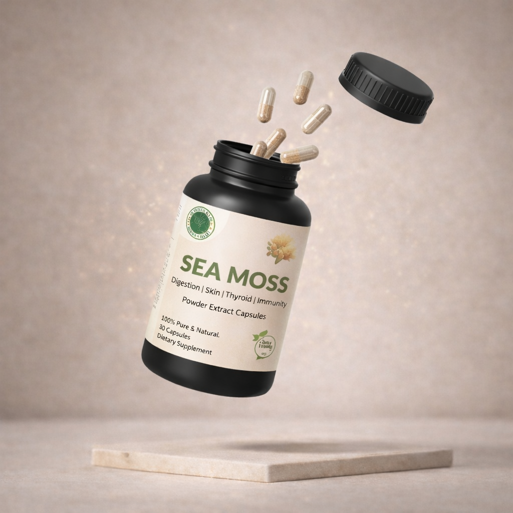 Sea Moss Capsules – 92 Mineral-Rich Formula for Daily Energy