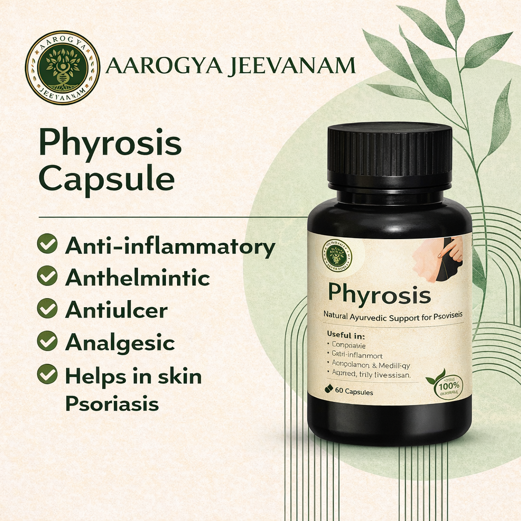 Phyrosis Capsules – Natural Relief for Psoriasis, Eczema & Skin Disorders