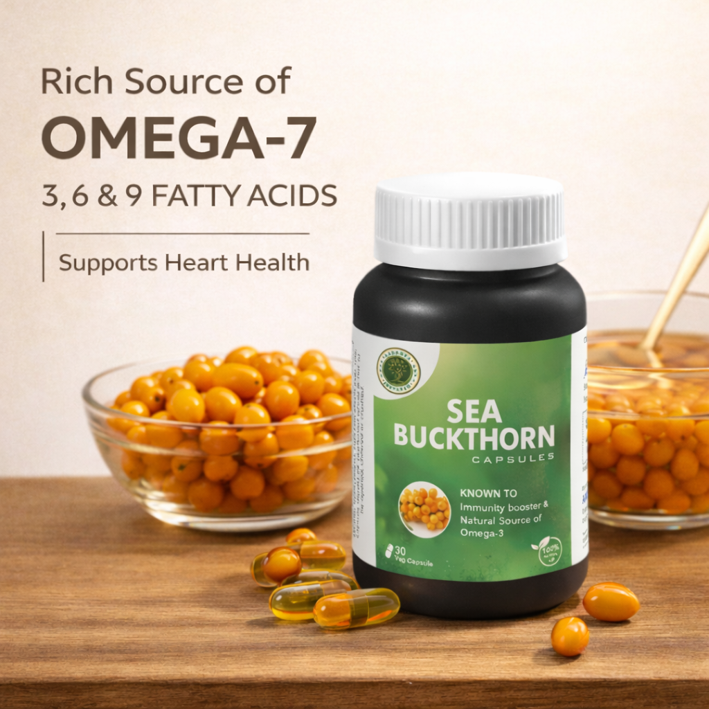 Sea Buckthorn Capsules – Skin, Immunity & Antioxidant Support