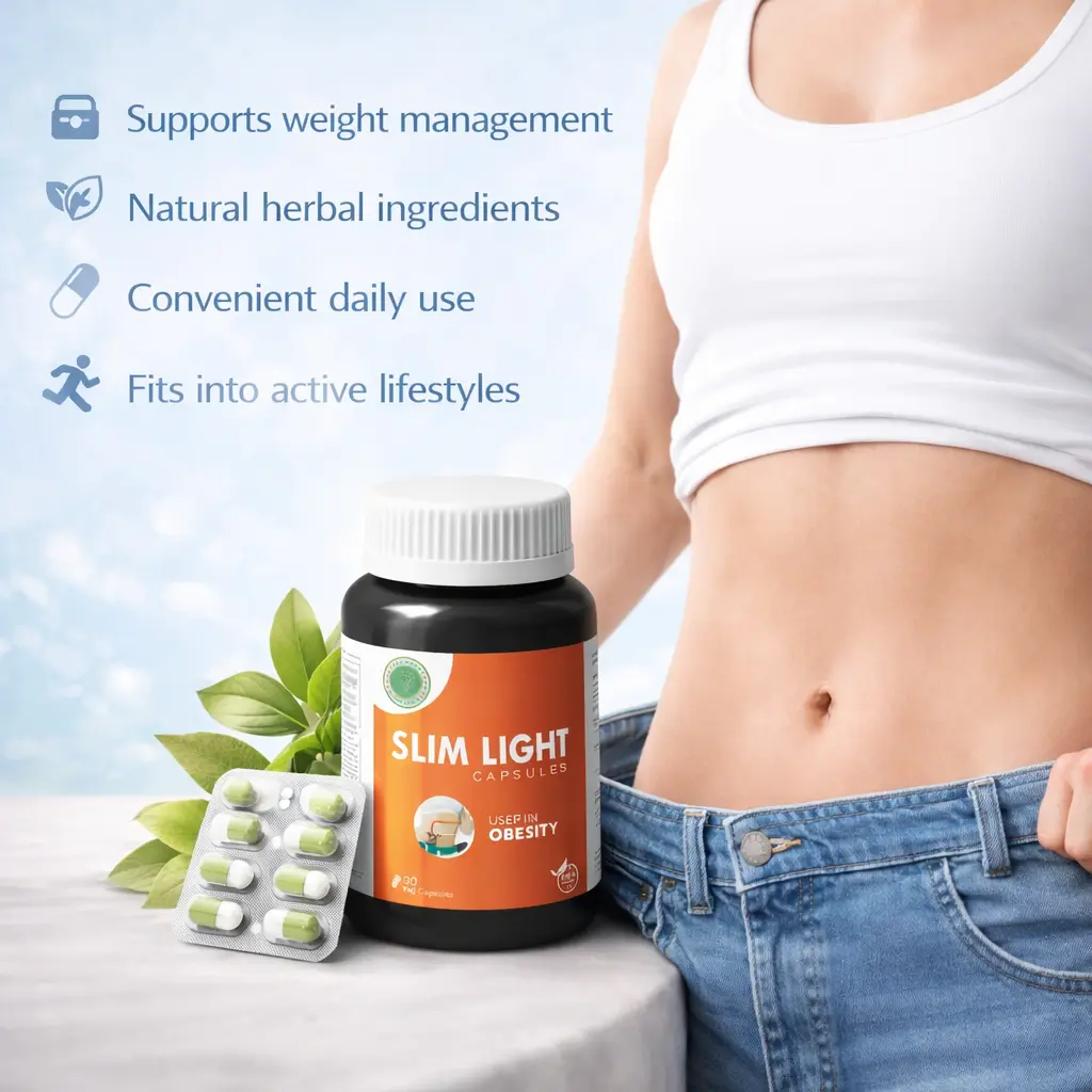 Slim Light Capsules – Ayurvedic Support for Lightness & Balance