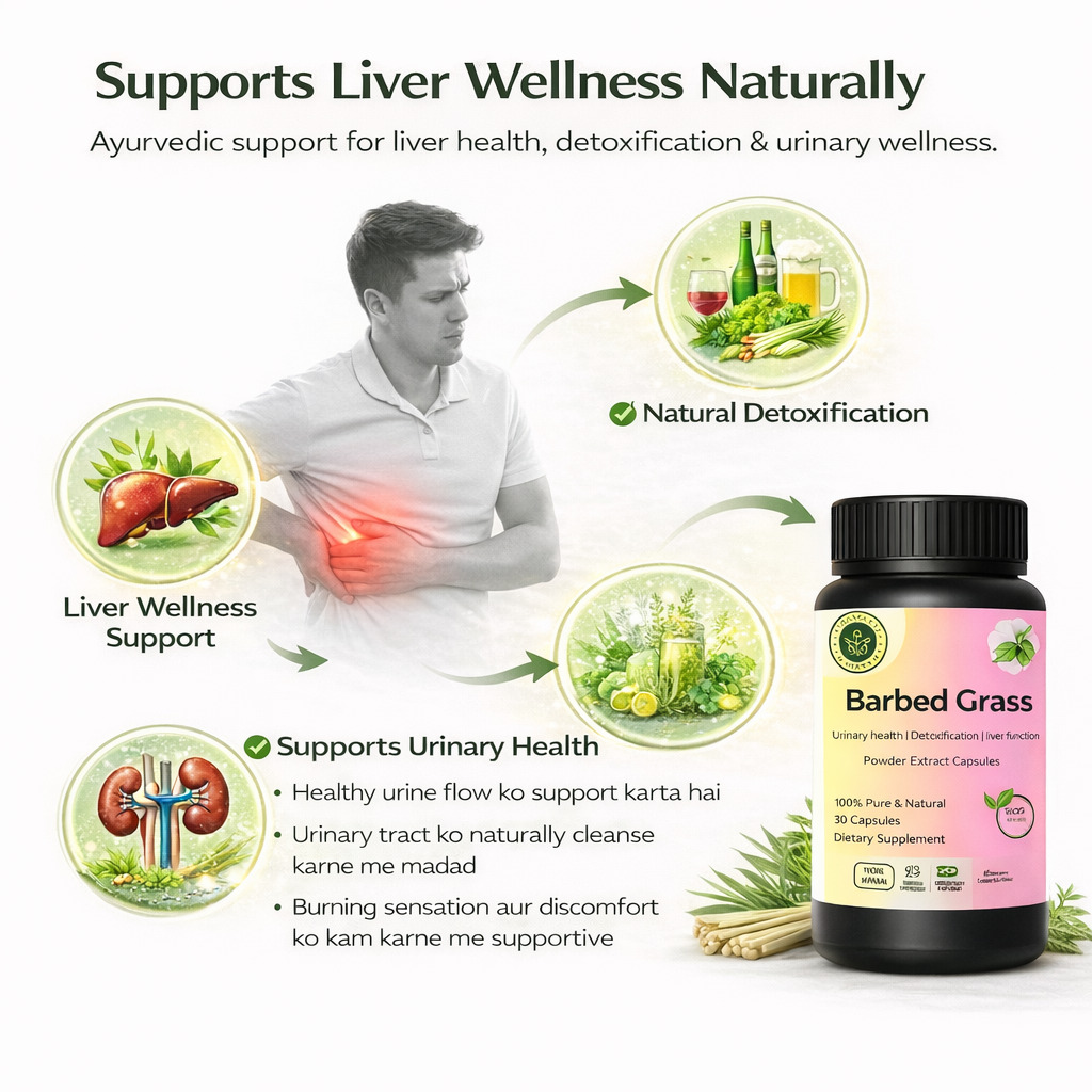 Barbed Grass Capsules – Herbal Detox & Wellness Support