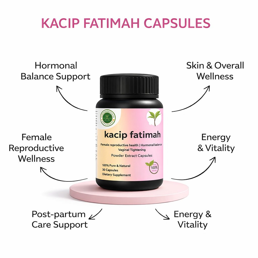 Kacip Fatimah Capsules – Herbal Women’s Wellness Supplement