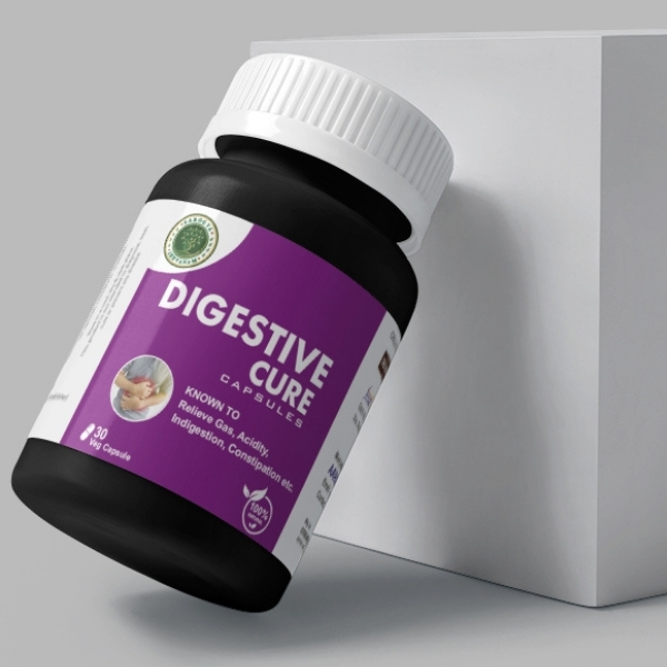 DIGESTIVE CURE CAPSULES (30 VEG. CAPS)