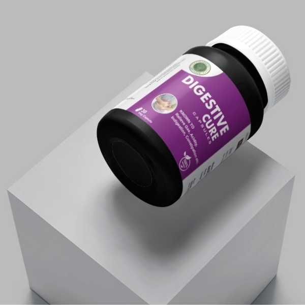 DIGESTIVE CURE CAPSULES (30 VEG. CAPS)