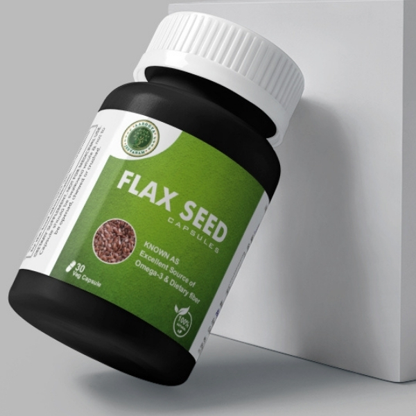 Flax Seed Capsules  (30 VEG. CAPS)
