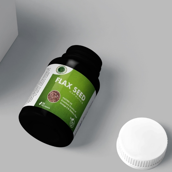 Flax Seed Capsules  (30 VEG. CAPS)