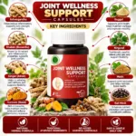 Joint Wellness Capsules Ingredients Infographic