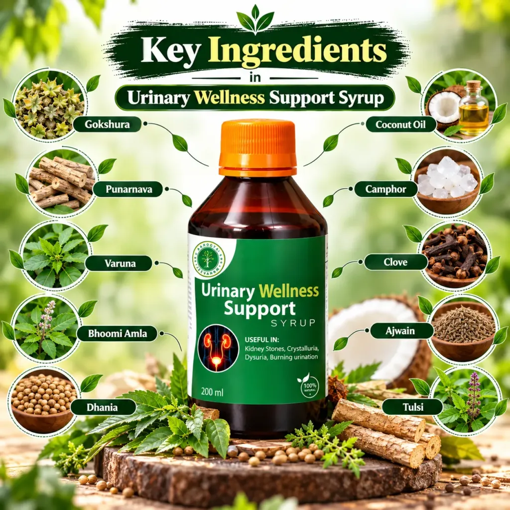 Key Ingredients for Urinary Wellness Syrup