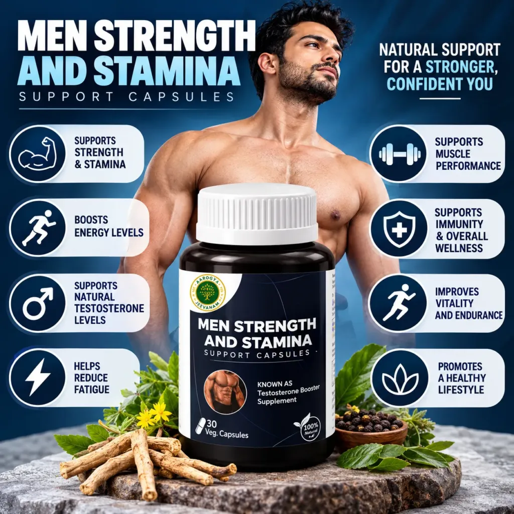 Men Strength and Stamina Support Capsules