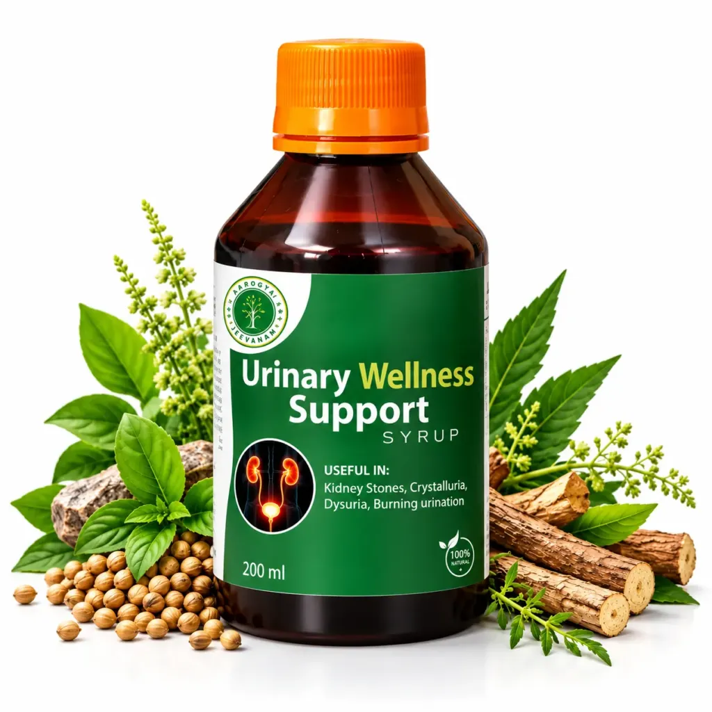 Urinary Wellness Support Syrup - Ayurvedic herbal syrup for urinary comfort
