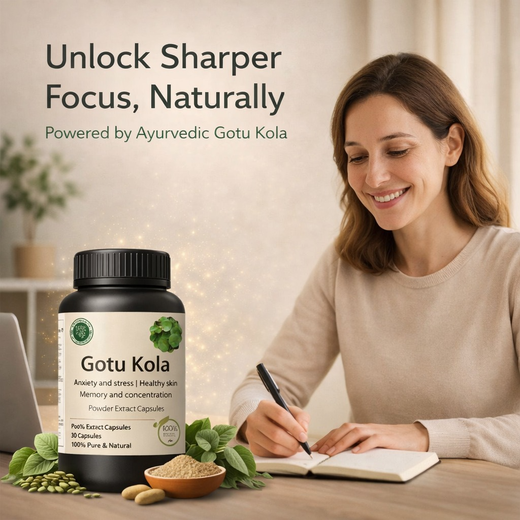 Gotu Kola Capsules – Natural Brain & Memory Support
