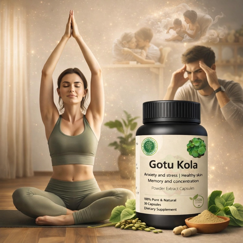 Gotu Kola Capsules – Natural Brain & Memory Support