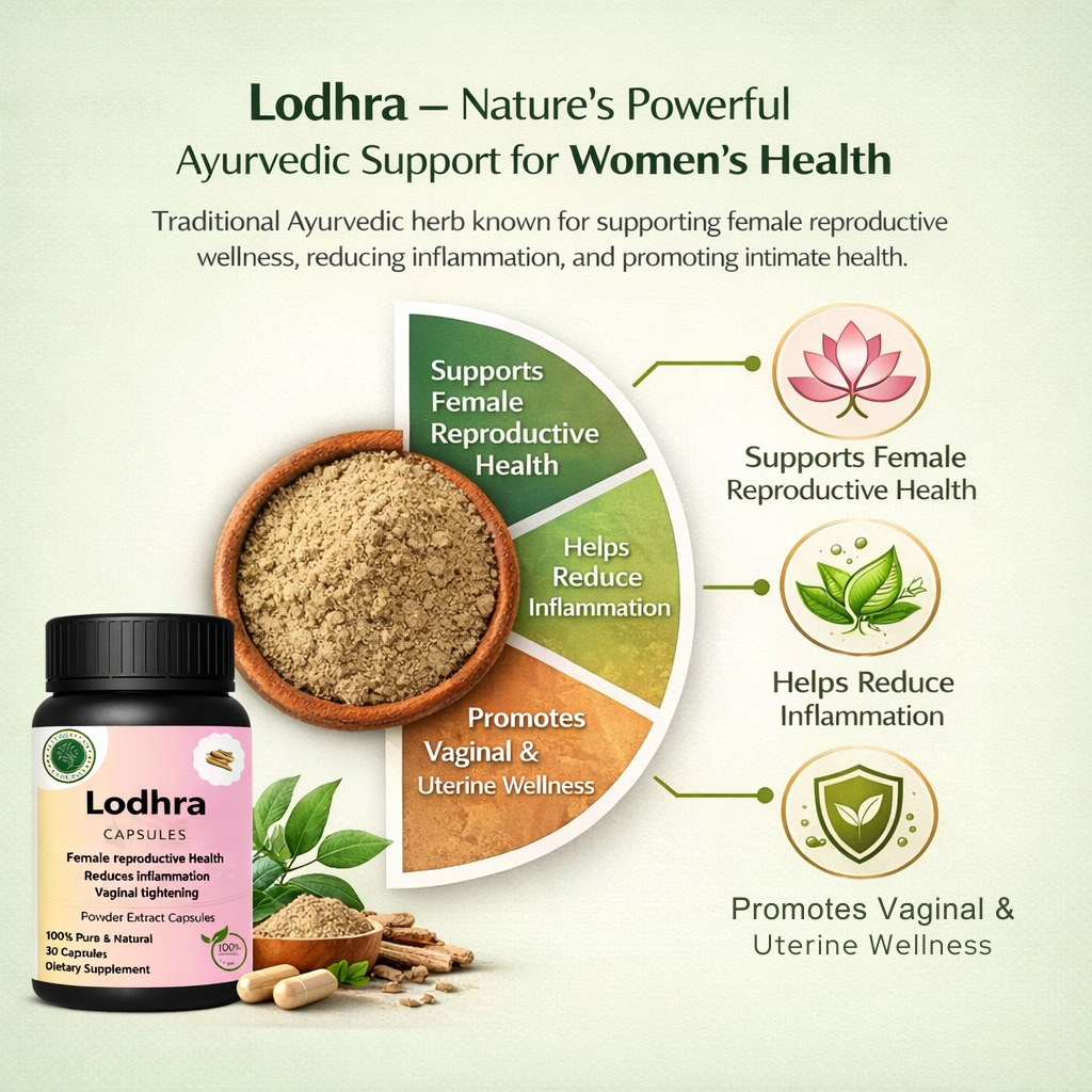 Lodhra Capsules – Ayurvedic Women’s Health Support