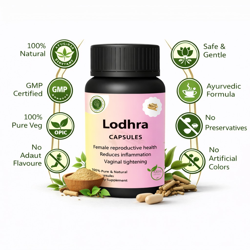 Lodhra Capsules – Ayurvedic Women’s Health Support