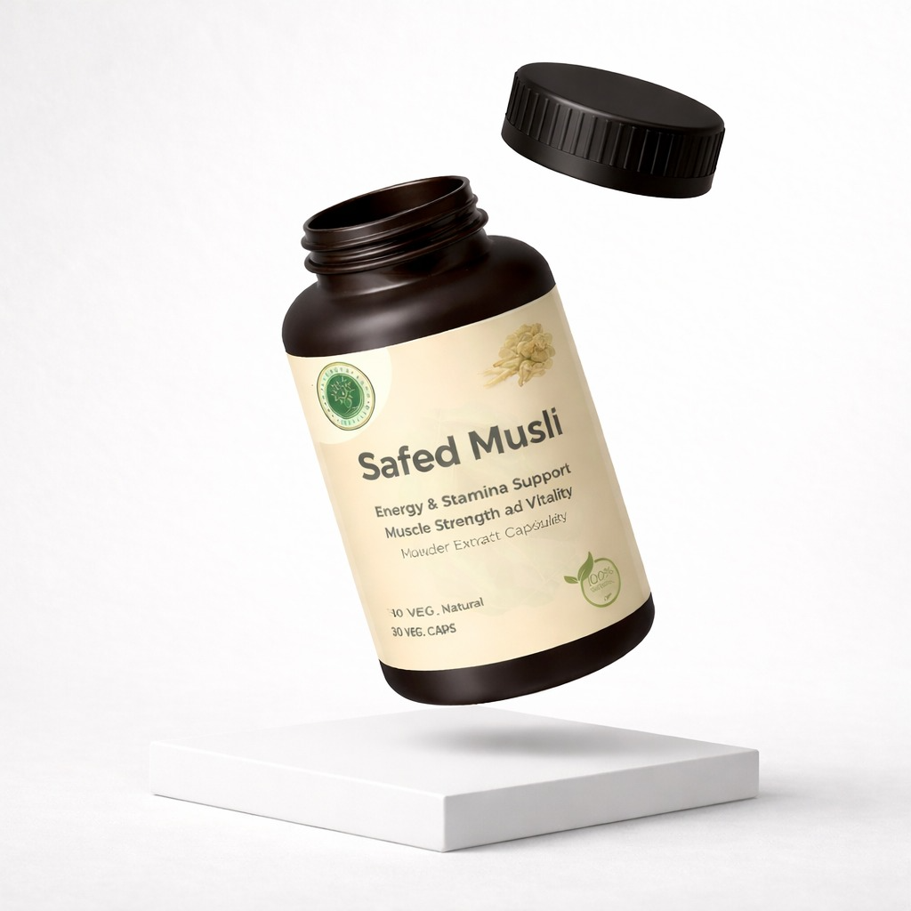 Safed Musli Capsules – Natural Strength & Stamina Support