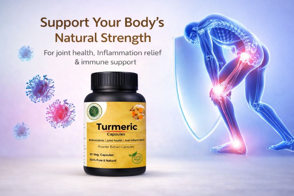 Turmeric Capsules – Natural Anti-Inflammatory Support