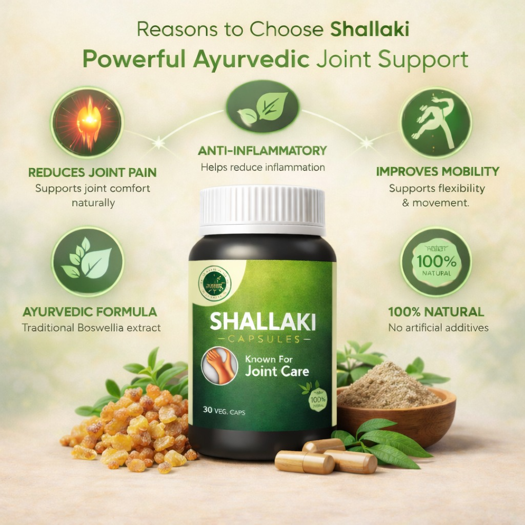 Shallaki Capsules – Natural Joint & Inflammation Support