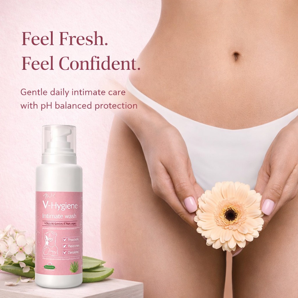 V Hygiene Wash - Natural Feminine pH Balance Cleanser