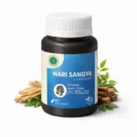 Nari Sangya Capsules are a carefully formulated Ayurvedic supplement designed to support women’s reproductive health, hormonal balance, and overall vitality. Rooted in traditional Ayurvedic wisdom, this herbal formulation works to nourish female tissues, promote menstrual regularity, and maintain long-term wellness naturally. Modern lifestyle factors such as stress, irregular diet, environmental influences, and hormonal fluctuations can impact women’s health at different stages of life. Issues such as irregular cycles, fatigue, mood changes, and discomfort may arise due to internal imbalance. Nari Sangya Capsules offer a holistic and natural approach to restoring harmony and supporting feminine well-being. Understanding Women’s Health in Ayurveda According to Ayurveda, female reproductive health is governed by Artava Dhatu (reproductive tissue) and influenced by the balance of Vata, Pitta, and Kapha doshas. Hormonal irregularities often arise from aggravated Vata (irregularity), Pitta (heat and inflammation), or Kapha (congestion and heaviness). Nari Sangya Capsules are formulated to help balance these doshas while nourishing reproductive tissues and supporting proper function of Artavavaha Srotas (reproductive channels). By addressing the root cause rather than temporary symptoms, this formulation promotes sustainable wellness. Key Benefits of Nari Sangya Capsules 1. Supports Hormonal Balance Helps maintain natural hormonal harmony and menstrual regularity. 2. Promotes Reproductive Wellness Nourishes female reproductive tissues and supports uterine health. 3. Supports Menstrual Comfort Helps maintain balanced flow and reduce discomfort during cycles. 4. Encourages Emotional Stability Supports mood balance and overall mental well-being. 5. Enhances Energy & Vitality Rejuvenating herbs help reduce fatigue and promote strength. 6. Supports Long-Term Female Health Encourages systemic balance and resilience. Who Can Benefit? Women experiencing irregular menstrual cycles Individuals seeking hormonal balance support Women facing stress-related cycle disturbances Adults looking for natural reproductive care Women preferring Ayurvedic wellness solutions How Nari Sangya Capsules Work Nari Sangya Capsules contain traditional Ayurvedic herbs known for their Rasayana (rejuvenating) and Stree Rog support properties. These herbs help regulate internal heat, support tissue nourishment, and maintain reproductive system balance. By improving digestion (Agni) and supporting proper nutrient absorption, the formulation ensures that reproductive tissues receive adequate nourishment. This contributes to improved cycle regularity, comfort, and overall vitality. Why Choose Nari Sangya Capsules? 100% Ayurvedic herbal formulation Designed specifically for women’s wellness Free from harmful chemicals and additives Manufactured under strict quality standards Suitable for long-term supportive use Each batch is carefully processed to preserve herbal potency and ensure purity and safety. Recommended Usage Take 1–2 capsules daily after meals with lukewarm water, or as directed by a healthcare professional. Consistent use along with a balanced diet and stress management may enhance results. Safety Information Pregnant or lactating women should consult a healthcare professional before use. Individuals with medical conditions should seek medical advice prior to supplementation. Do not exceed recommended dosage. Nari Sangya Capsules provide a natural and holistic Ayurvedic approach to supporting hormonal balance, menstrual wellness, and overall female vitality. Crafted with traditional wisdom and modern quality standards, this formulation helps women maintain comfort, confidence, and long-term reproductive health — naturally and effectively.