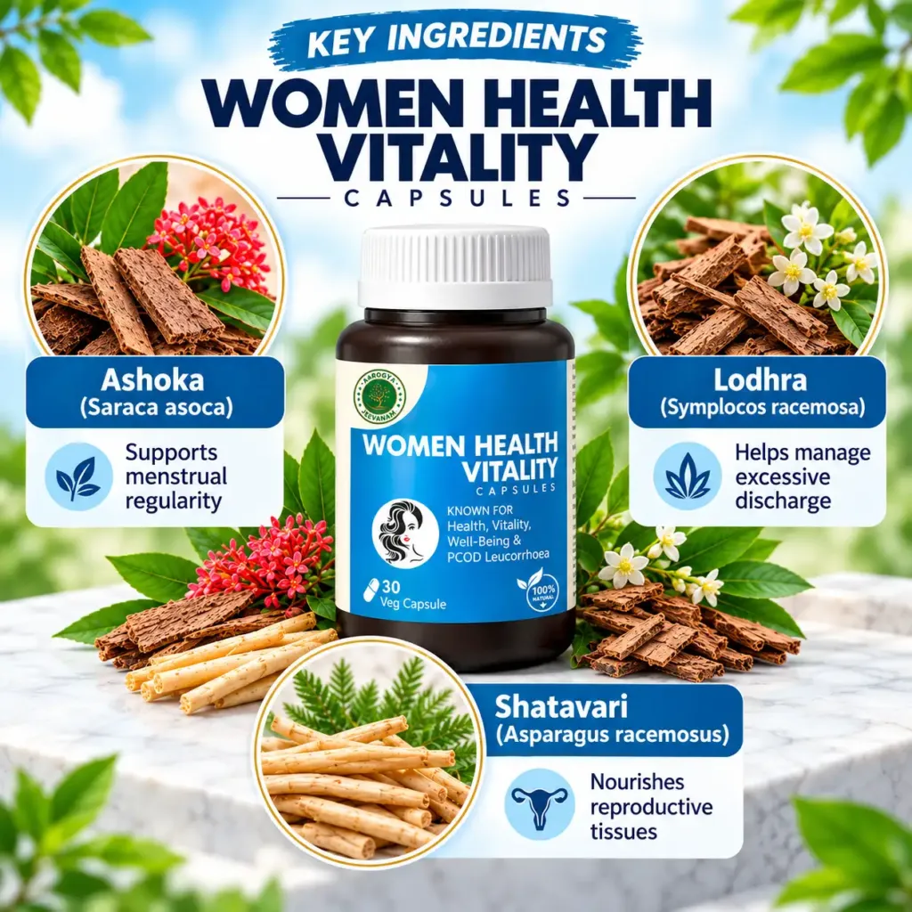 Women Health Vitality Capsules-Ayurvedic Women’s Wellness Support