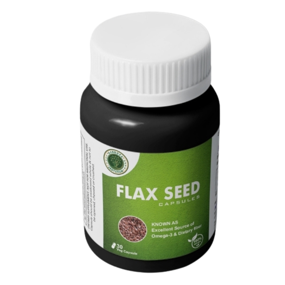 Flax Seed Capsules  (30 VEG. CAPS)
