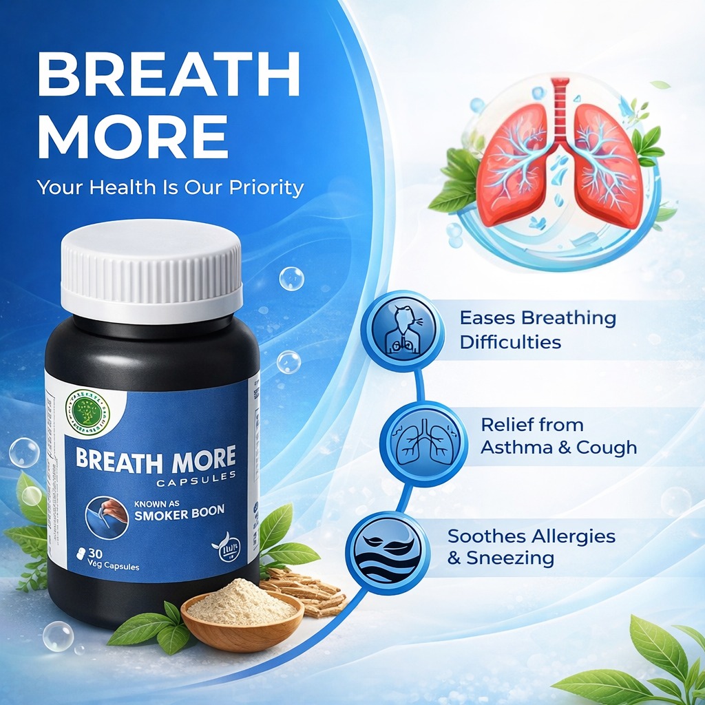 Breath More Capsules- Herbal Wellness Support for Respiratory Wellness