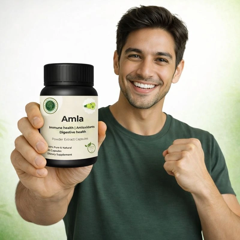 Amla Extract Capsules – Immune & Digestive Health Support (30 Veg Caps)