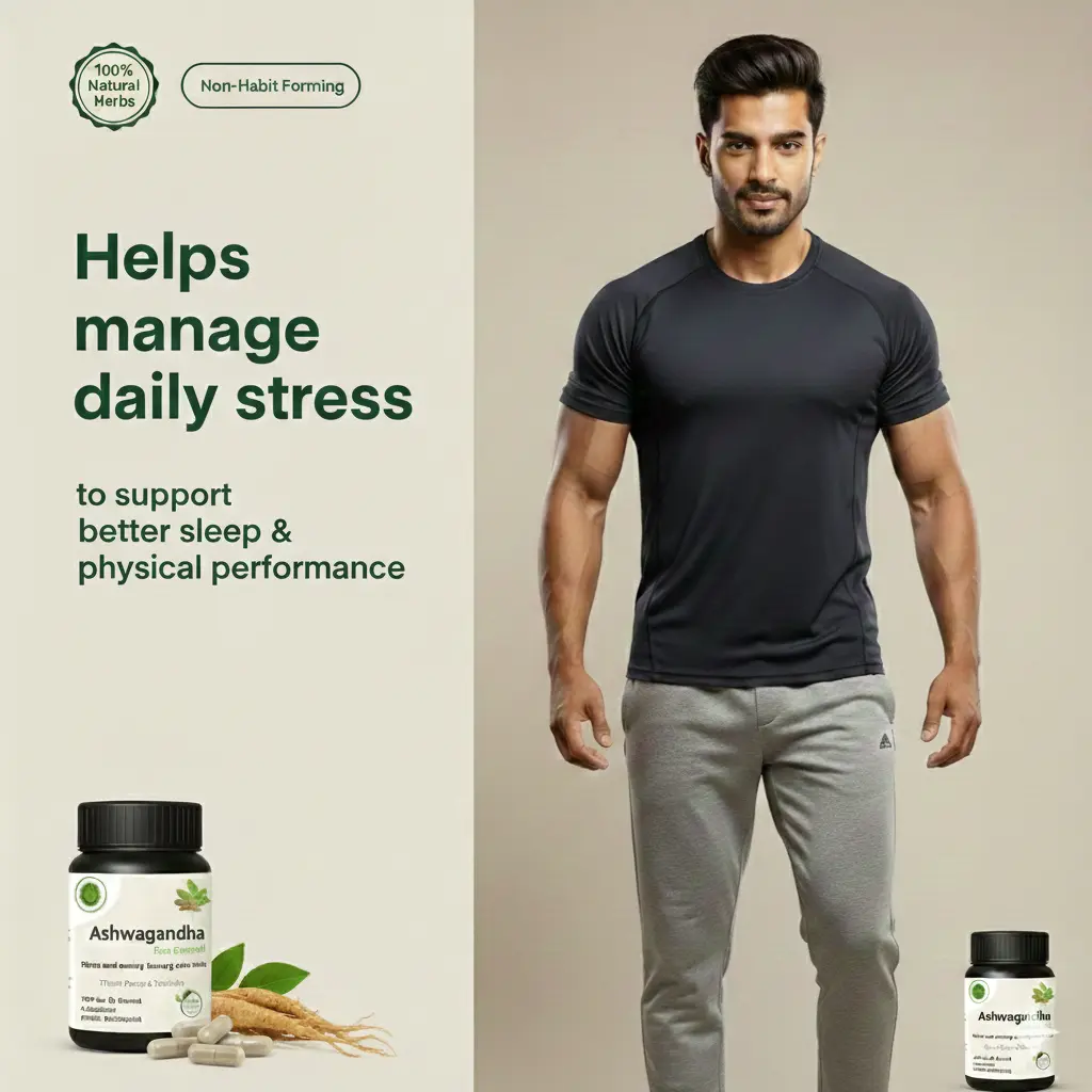 Ashwagandha Extract Capsules- Stress, Energy & Vitality Support