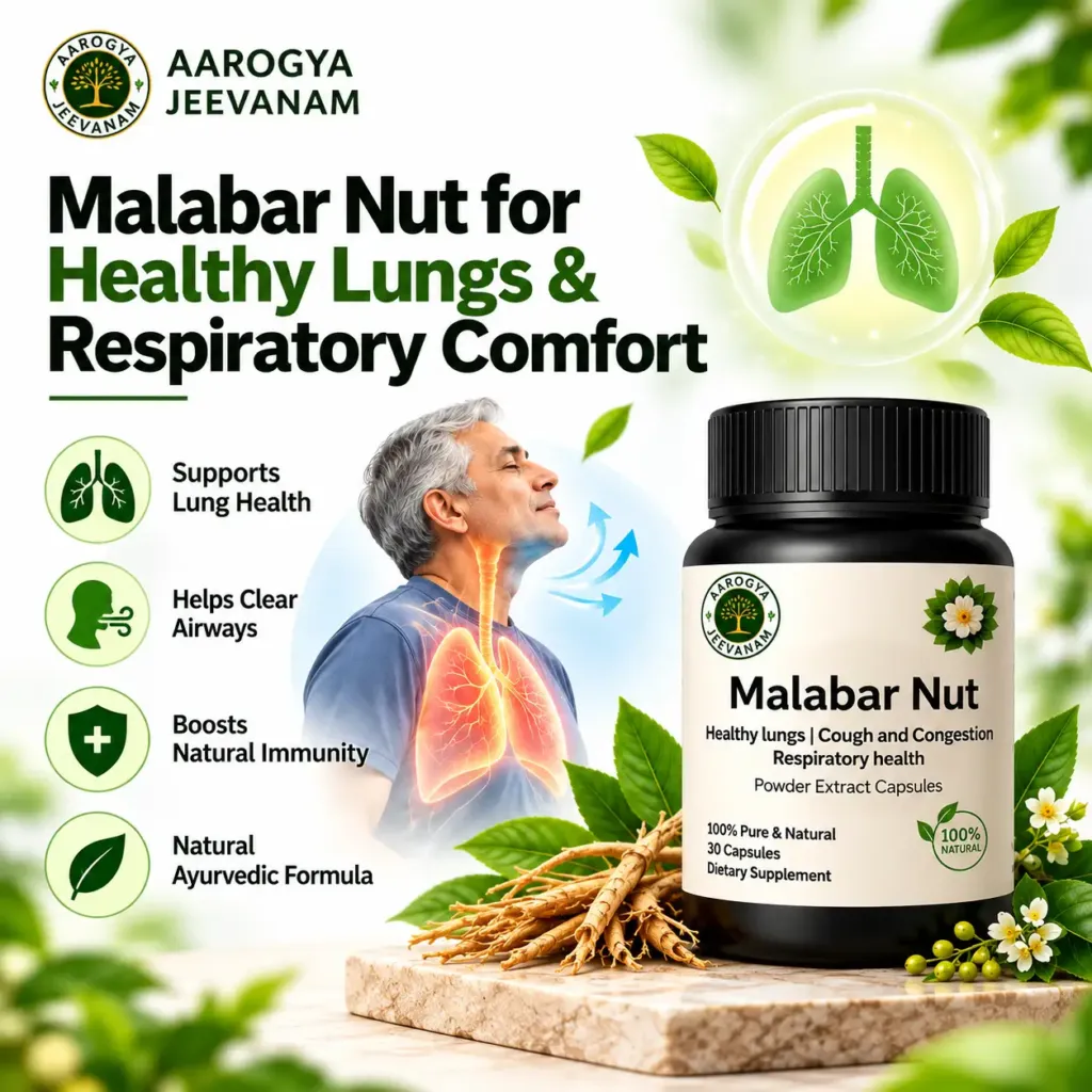 Malabar Nut Capsules – Natural Respiratory Support