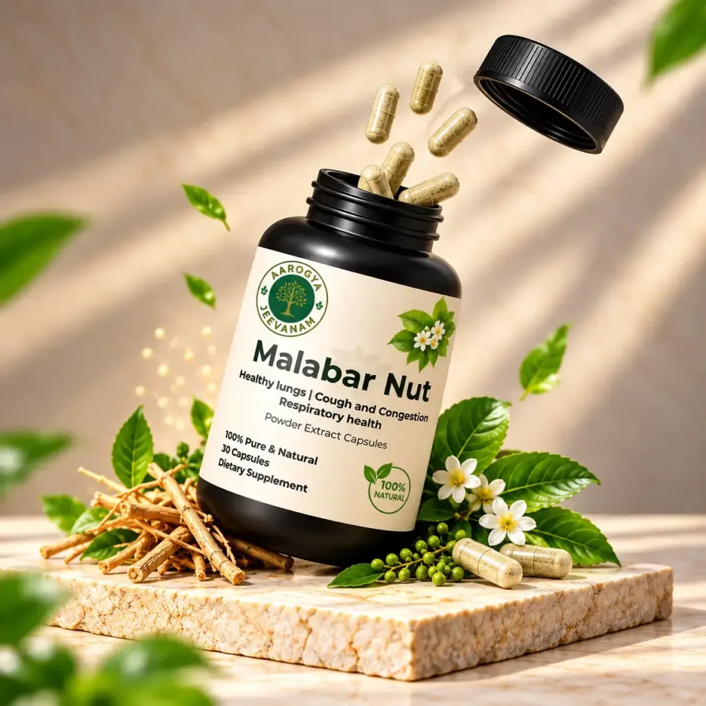 Malabar Nut Capsules – Natural Respiratory Support