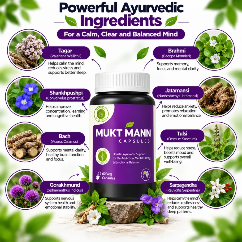Mukt Mann Capsules – Ayurvedic Support for Calm & Mental Clarity