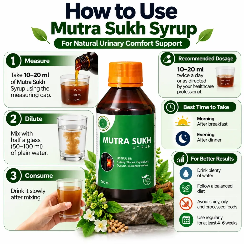 Mutra Sukh Syrup – Natural Urinary Comfort Support