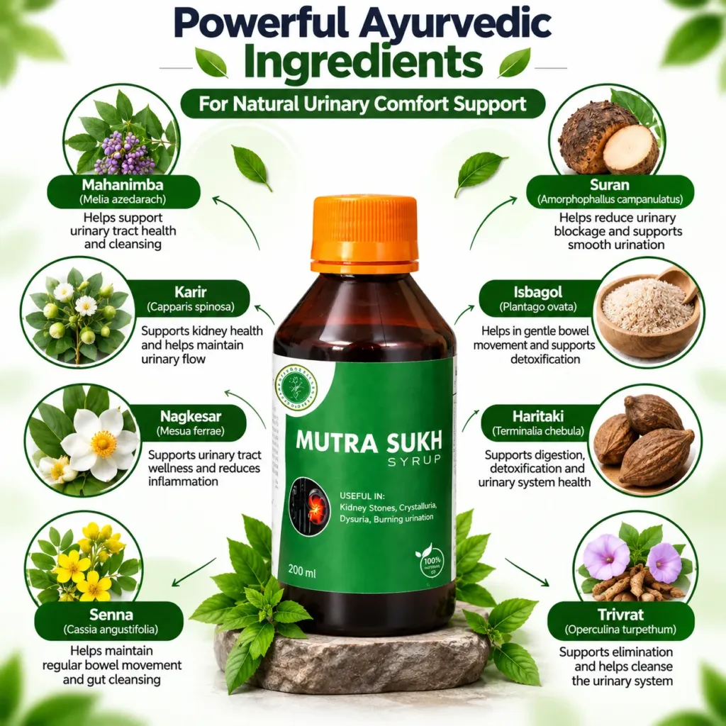 Mutra Sukh Syrup – Natural Urinary Comfort Support