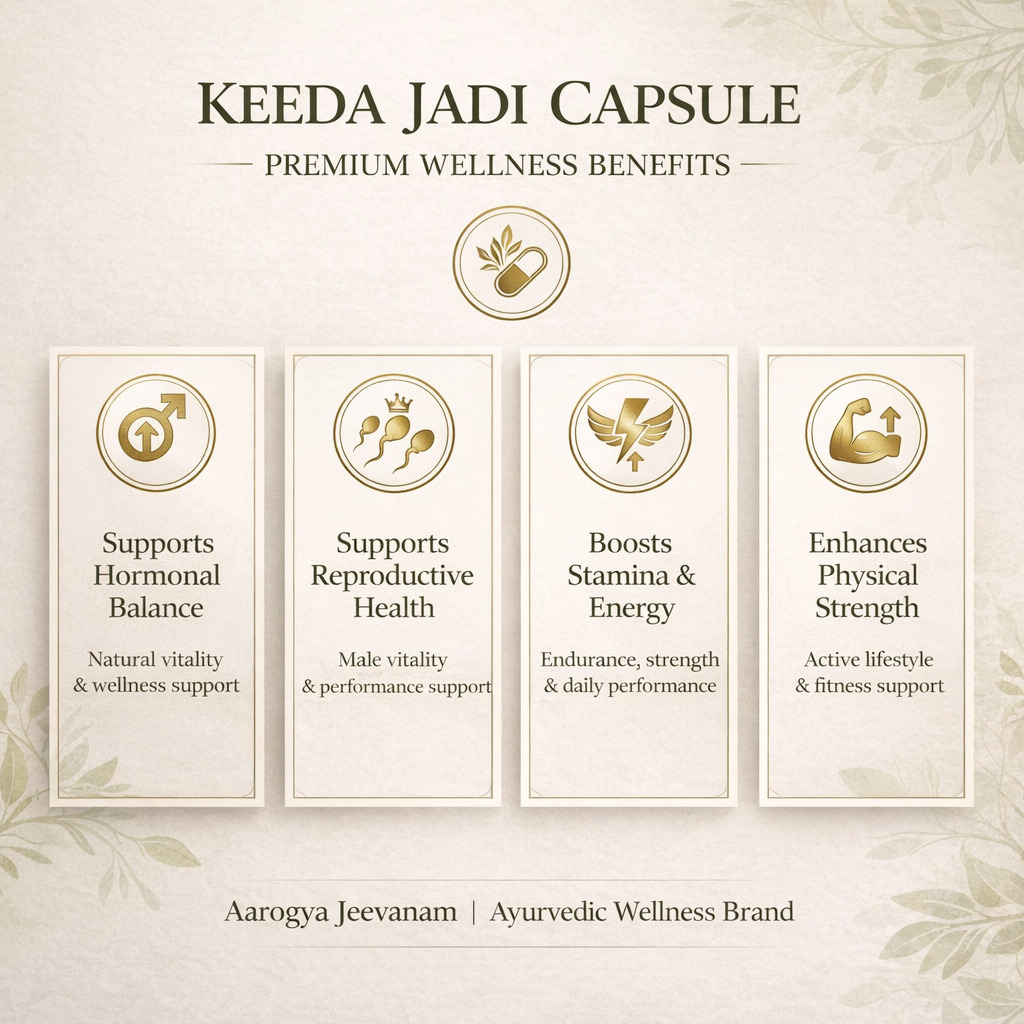 Keeda Jadi Extract Capsules – Natural Strength & Balance Support