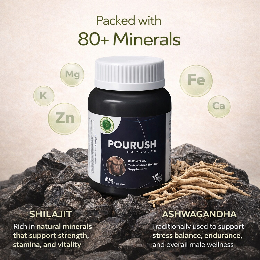 Pourush Capsules – Ayurvedic Formula for Strength & Stamina