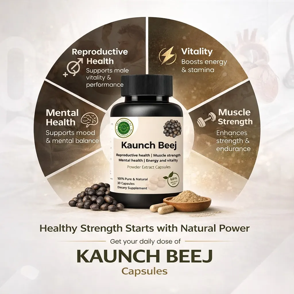 Kaunch Beej Capsules – Natural Strength & Vitality Booster