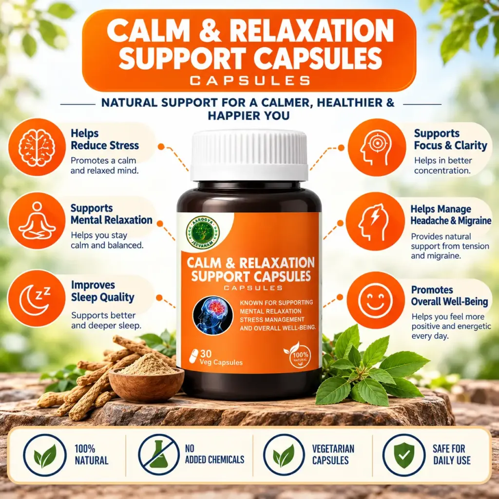 Calm Relaxation Support Capsules