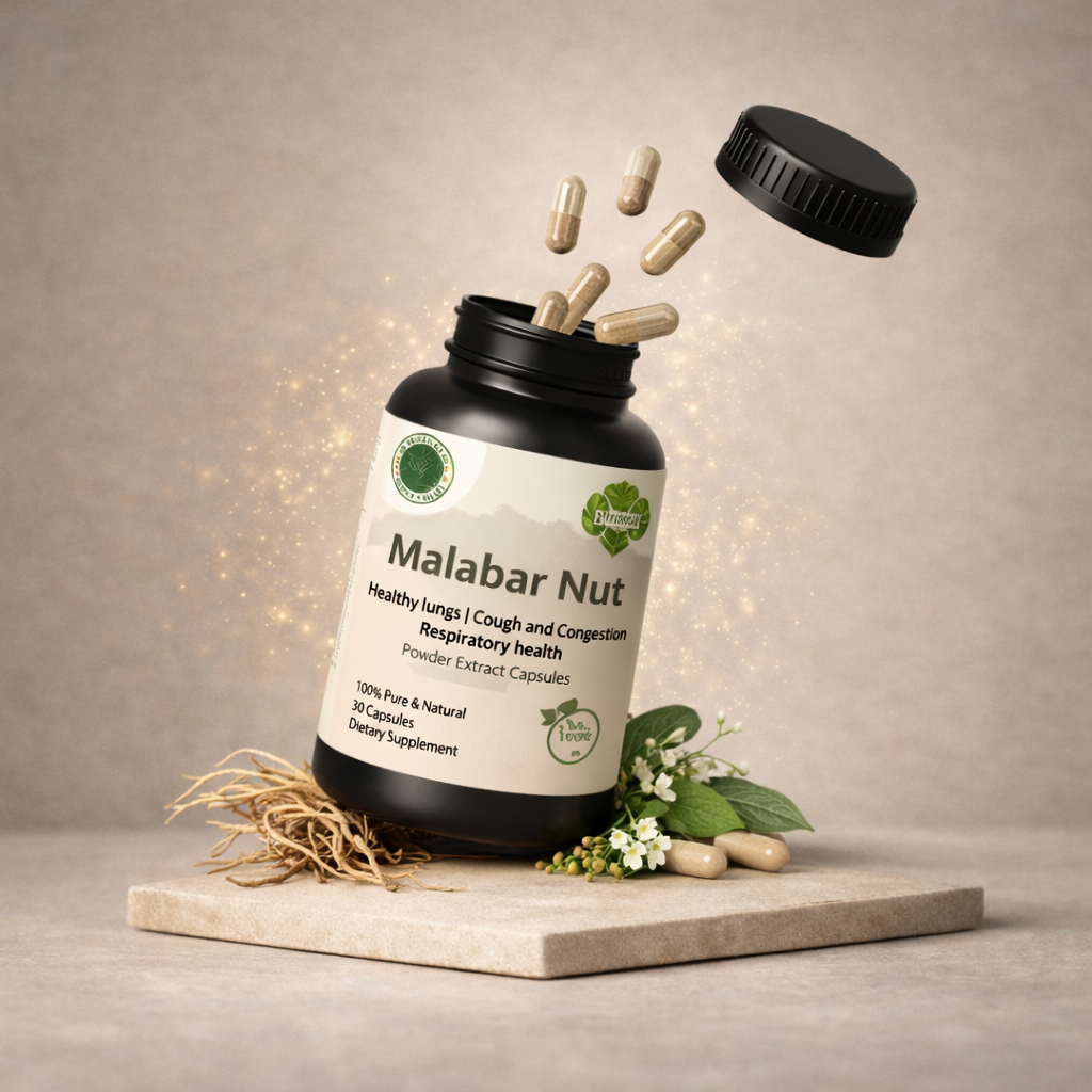 Malabar Nut Capsules – Natural Respiratory Support