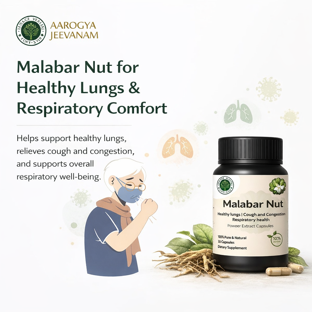 Malabar Nut Capsules – Natural Respiratory Support