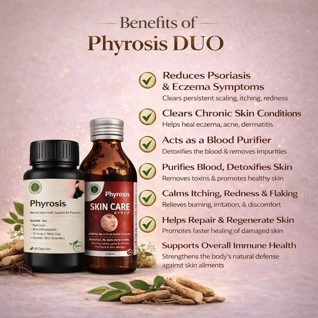 Phyrosis Skin Care & Capsule Combo – Complete Skin Wellness Pack