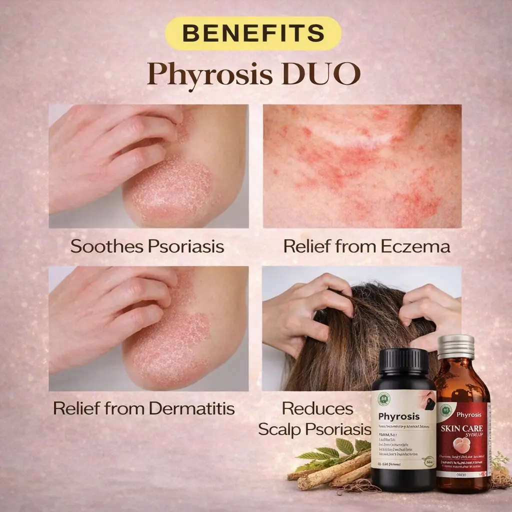 Phyrosis Skin Care & Capsule Combo – Complete Skin Wellness Pack