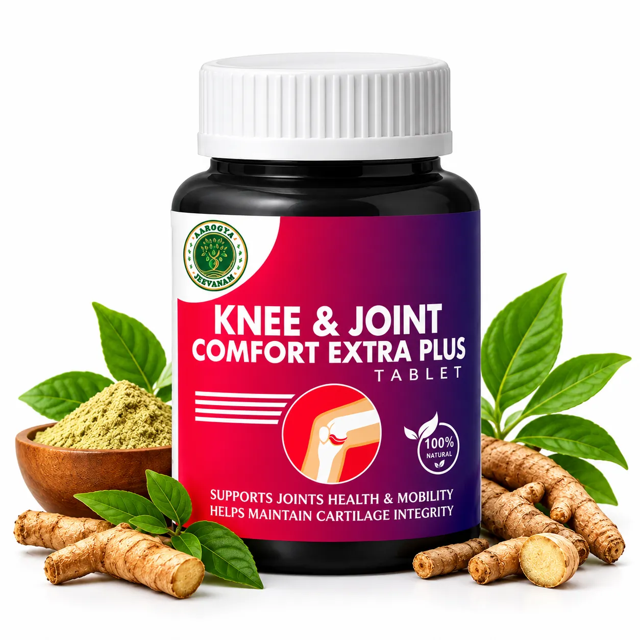Knee & Joint Comfort Extra Plus Tablet - Aarogya Jeevanam