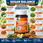 Sugar Balance Supplement Ingredient Infographic