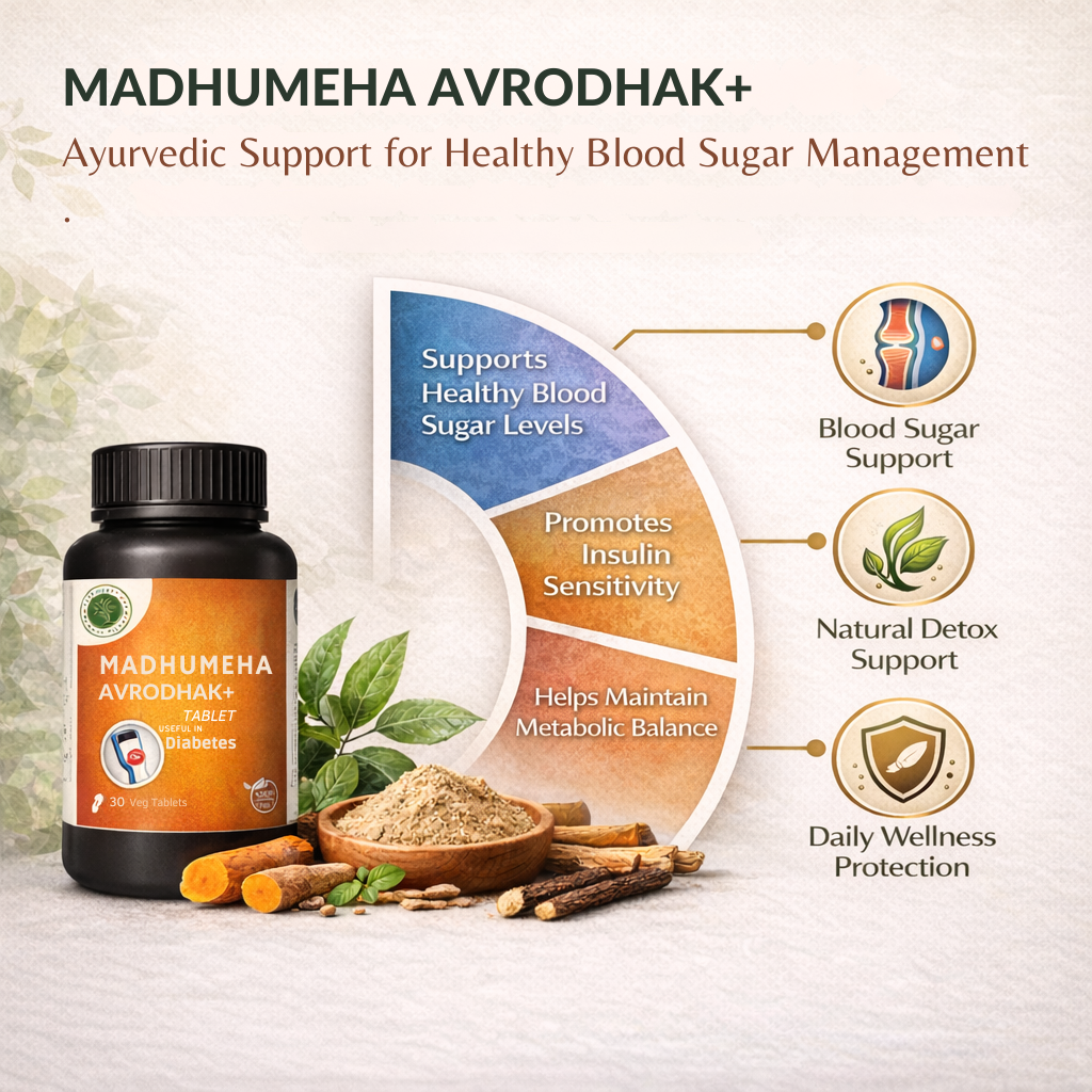 Madhumeha Avrodhak Plus – Advanced Ayurvedic Sugar Support