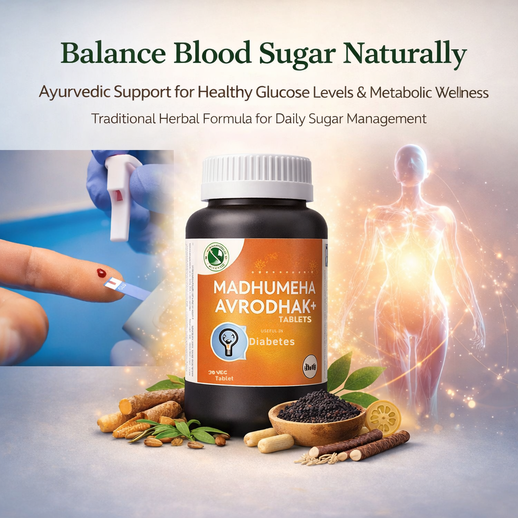 Madhumeha Avrodhak Plus – Advanced Ayurvedic Sugar Support