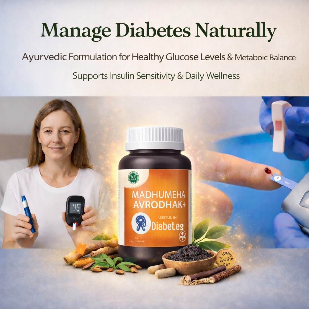 Madhumeha Avrodhak Plus – Advanced Ayurvedic Sugar Support