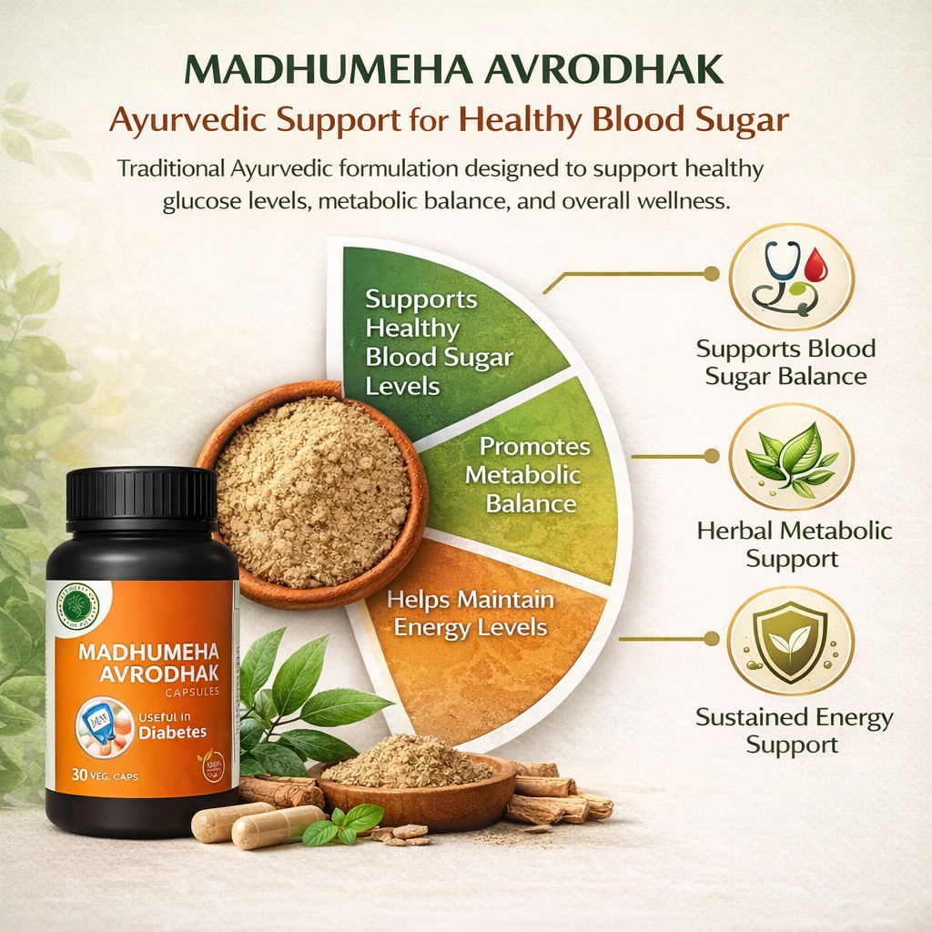 Madhumeha Avrodhak – Ayurvedic Blood Sugar Support