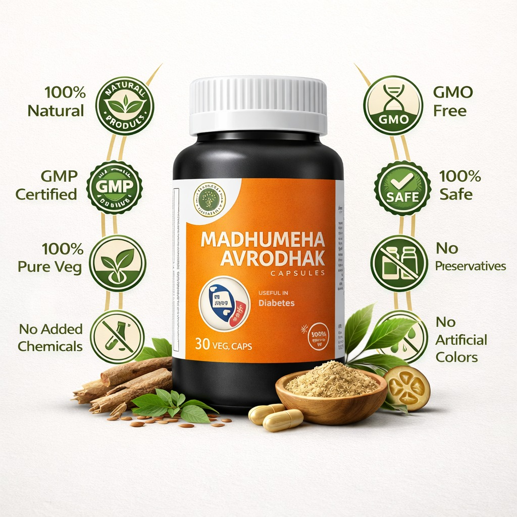 Madhumeha Avrodhak – Ayurvedic Blood Sugar Support